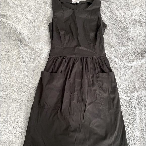 Prada Dresses & Skirts - Black Prada Pleated Dress with Pockets Little Black Dress